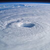 A hurricane in the Atlantic Ocean