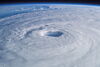 A hurricane in the Atlantic Ocean